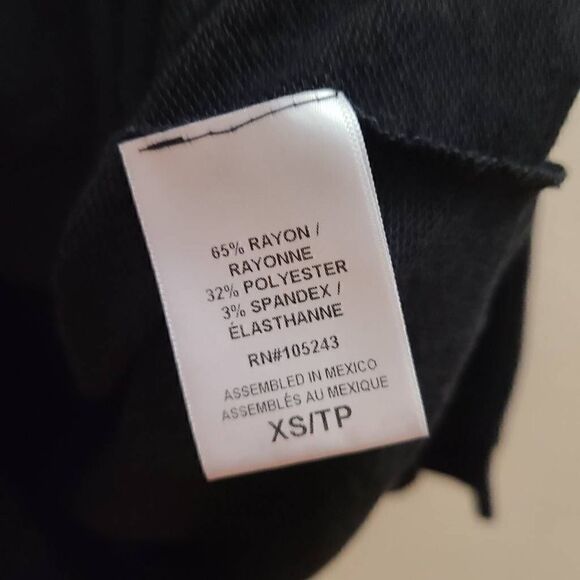 Bobeau off shoulders black top size XS - Picture 6 of 6